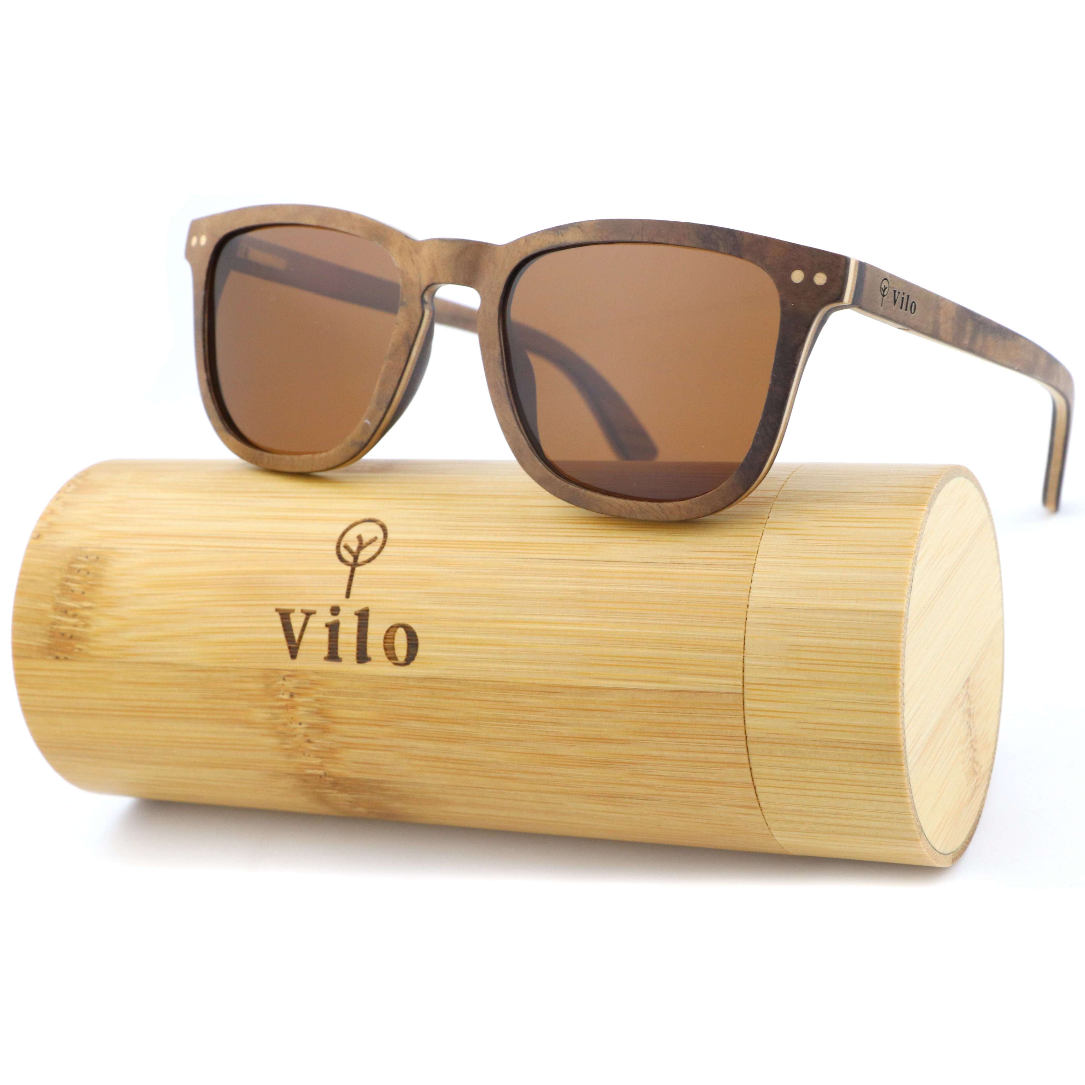 Cloudfield Wooden Sunglasses for Men and Women - Polarized Green / Blue  Lenses with Bamboo Wooden Frame - Double Layer of UV Blocking Coating -  Walmart.com